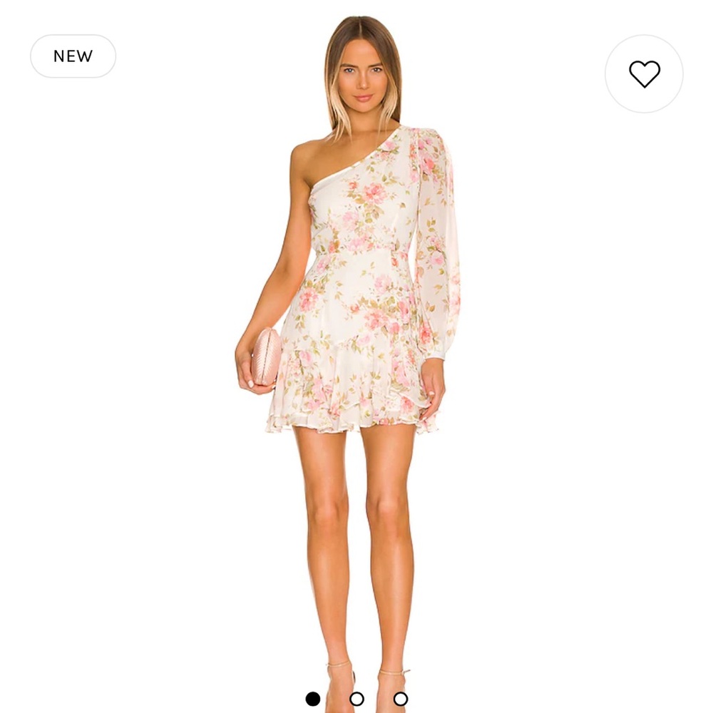 Yumi Kim Flirty Floral Ivory Dress - Picture 2 of 3